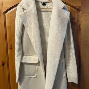 Love Token Cream Faux Shearling Jacket